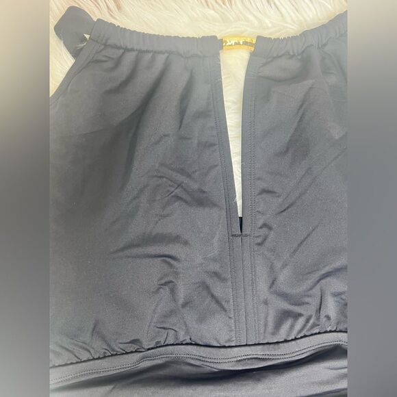 NWT Lauren Ralph Lauren high neck black one piece - Picture 4 of 6